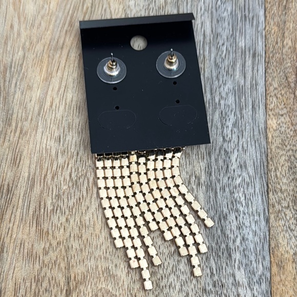 Multicolor Crystal Dangle Earrings NWOT - Picture 4 of 4